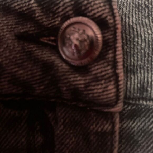 AUTHENTIC VINTAGE CHANEL PINK PURPLE ICONIC TOP & MATCHING DENIM SKIRT 36-38 - Picture 14 of 16